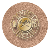 DAROUND 418 SH BZ Fire Department Shimmer Bronze Background